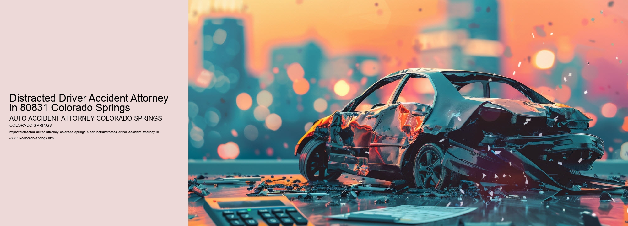 Distracted Driver Accident Attorney in 80831 Colorado Springs