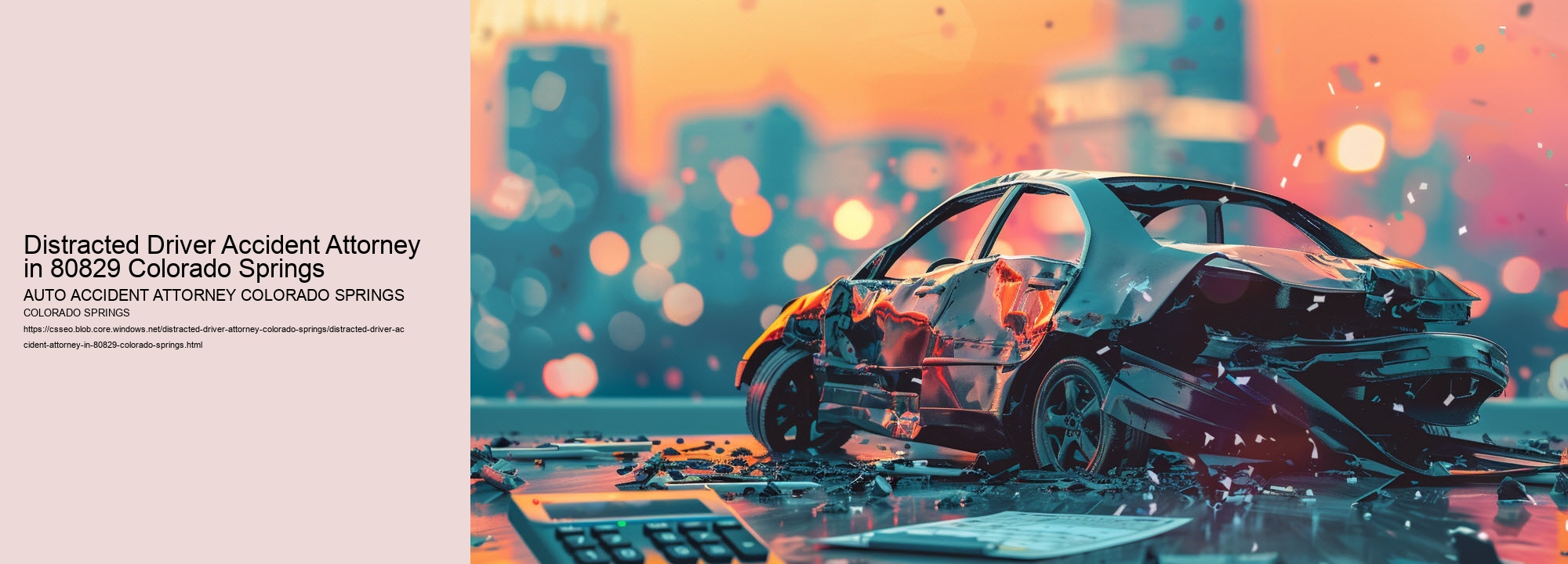 Distracted Driver Accident Attorney in 80829 Colorado Springs